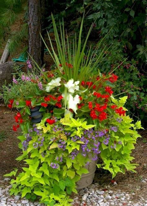 Beautiful Summer Container Garden Flower Ideas 44 Lovahomy