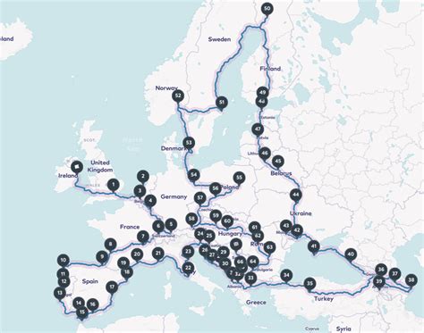 Epic Europe Road Trip Across 47 Countries