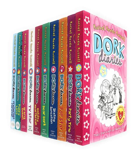 dork diaries series 10 books collection set by rachel renee russell dork diaries party time