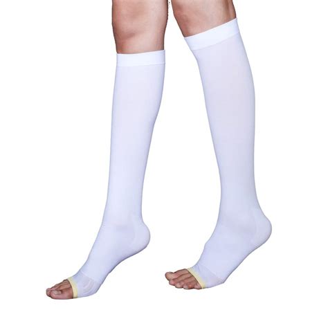 Sorgen Below Knee Anti Embolism Dvt Stockings Xxlarge White Pair