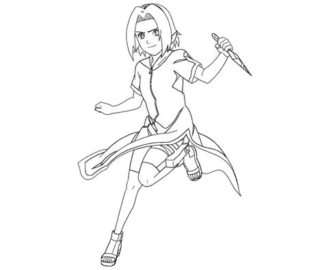 Sakura Haruno Coloring Pages Coloring Cool