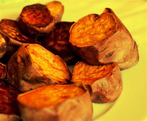 Roasting Sweet Potatoes Brown Sugar Coconut Oil And