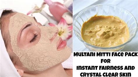 Multani Mitti Face Pack Face Pack For Fair And Glowing Skin At Home