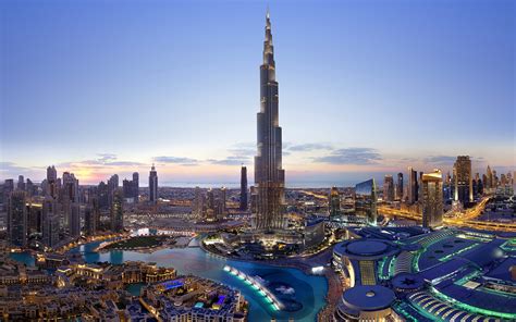 Burj Khalifa Wallpaper 4k Panorama Dubai Cityscape