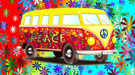 Hippie Van Wallpapers Top Free Hippie Van Backgrounds Wallpaperaccess