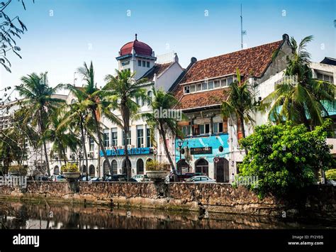 Dutch Colonial Architecture Buildings In Old Town Of Jakarta Stock