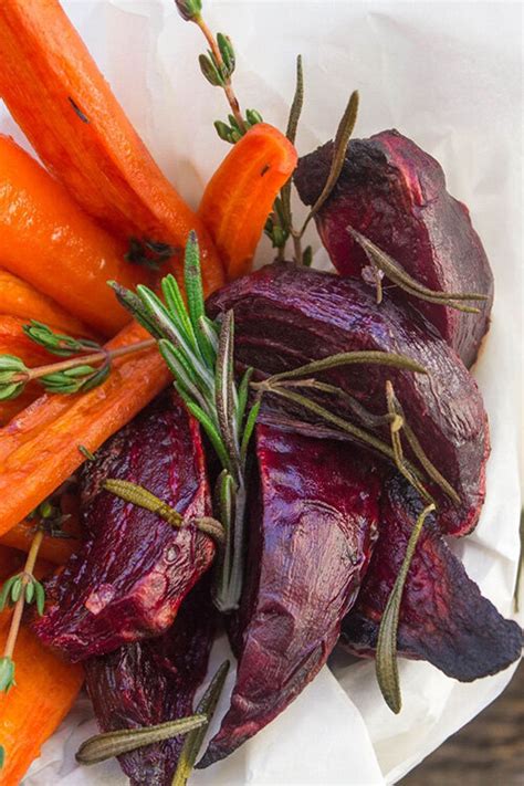 Rosemary Roasted Beets And Carrots — Just Beet It
