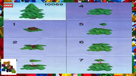 Lego Instructions Seasonal 10069 Christmas Tree Youtube