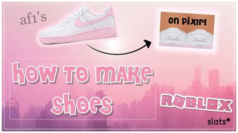 How To Make Shoes On Roblox Easy Pixlr Tutorial Youtube