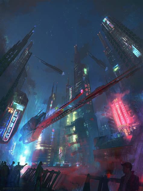 Artstation Stylised Cyberpunk City Concept Art Generated With Ai Vrogue
