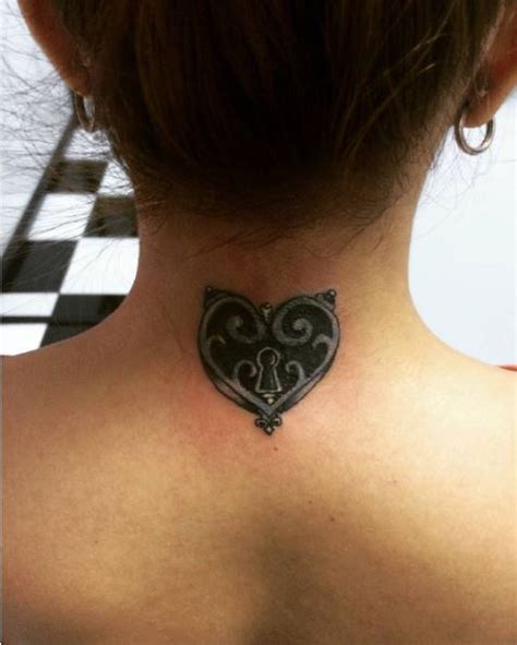 230 Cute Back Neck Tattoos For Girls 2021 With Meaning