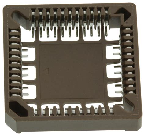 Mc 44plcc Smt Multicomp Ic And Component Socket 44 Contacts Plcc Socket