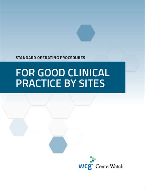 Standard Operating Procedures For Good Clinical Practice