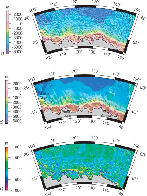 Figure A 13 From A Marine Geophysical Study Of The Wilkes Land Rifted