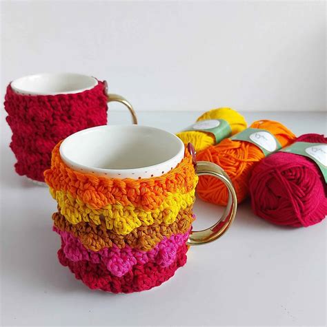 Crochet Mug Cozy Free Pattern Annie Design Crochet