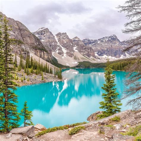 Moraine Lake Rocky Mountains Canada Stock Photo Image Of Nature