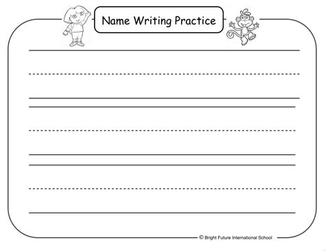 18 Best Images Of Preschool Name Writing Worksheets Free Printable