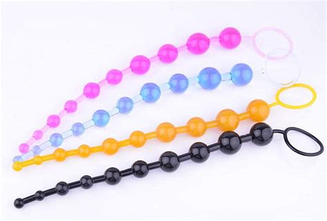 Amazon Com Silicone Puissant Flexible Anal Beads For Beginner Sex