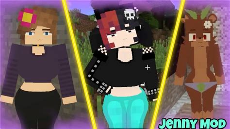 Minecraft Jenny Mod Gameplay Download 1 12 2 Ellie Mod Censored Ellie Jenny Bia Save