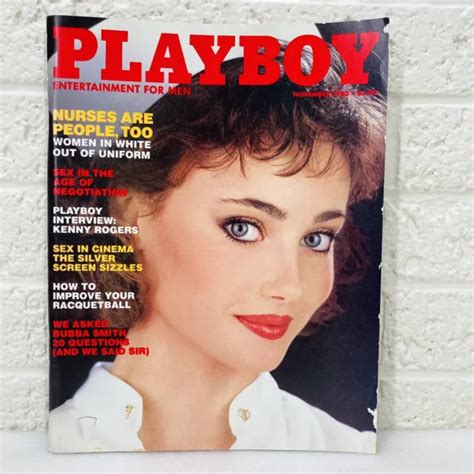 PLAYBOY MAGAZINE NOVEMBER 1983 Vol 30 11 Veronica Gamba W Centerfold