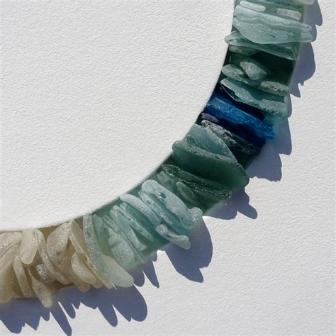 Sea Glass Sculptures Jonathan Fuller Sea Glass Mosaic Sea Glass Beach Sea Glass Art Stained