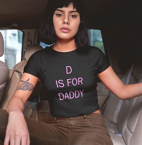D Is For Daddy Crop Top Shirt Ddlg Tee Mdlb Master Sub Etsy