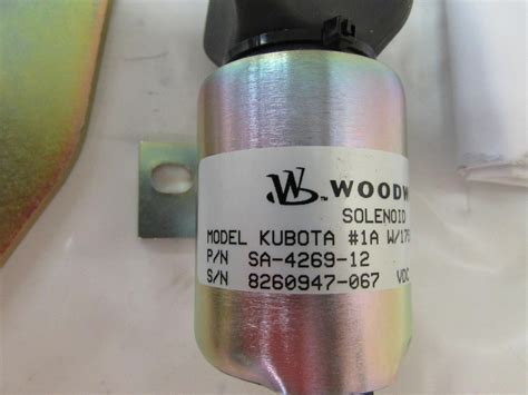 GENUINE KUBOTA FUEL SHUT OFF SOLENOID Grelly USA