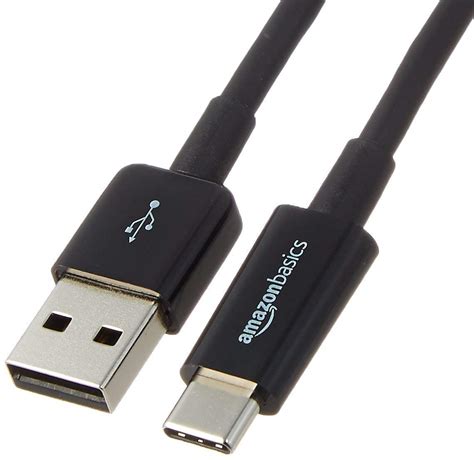 Amazonbasics Usb Type C To Usb A 20 Male Cable 9 Feet 27 Meters