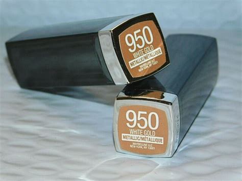 Maybelline Color Sensational Lipstick 954 Pure Gold Metallic New Sealed