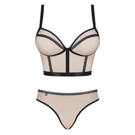 Sexy Sexy And Seductive Nude Lingerie Set Etsy