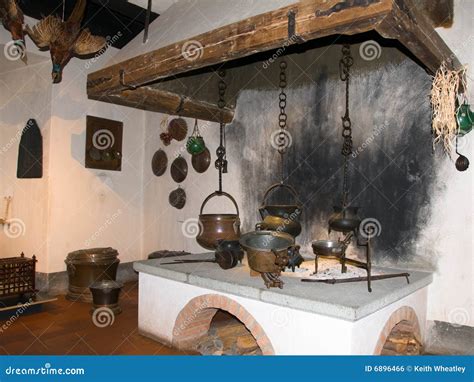 Kitchen Of Medieval Castle Royalty Free Stock Image Image 6896466