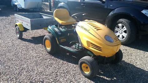 Mtd Yardman Automatic 15 Hp Garden Tractor And Trailer Mower Ride On