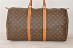 Louis Vuitton Monogram Keepall 50 Malletier Travel Bag M41416 - C03987 ...