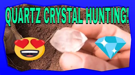 Diamond Rim Quartz Crystal Hunting Youtube
