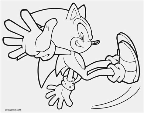 Sonic Målarbilder Gratis Utskrivbar Sidor För Barn