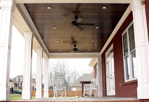 Painted Beadboard Porch Ceiling Awesome Screened Porch With Wood