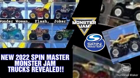 New 2022 Spin Master Monster Jam Trucks Revealed Knight Mare Boogey