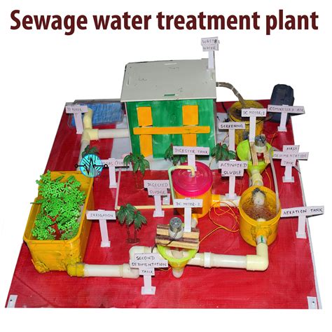 Projectronics School Project Only Sewage Water Treatment Plant For