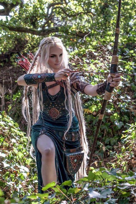 Szil Female Elf Archer Heroic Fantasy Fantasy Warrior Fantasy Women
