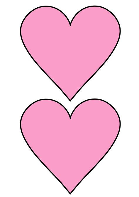 12 Free Printable Heart Templates Cut Outs Freebie Finding Mom Free
