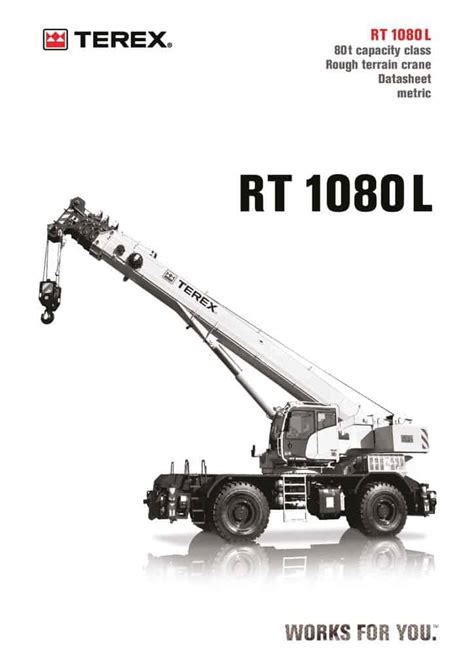 Terex Rt 1080l Load Chart And Specification Cranepedia