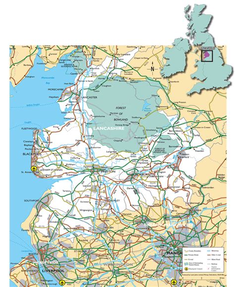 Lancashire Maps Visit Lancashire