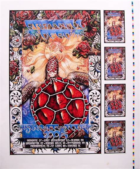 Grateful Dead Summer Tour 1995 Poster Amoeba Music