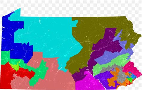 Pennsylvanias 18th Congressional District Map Pennsylvanias