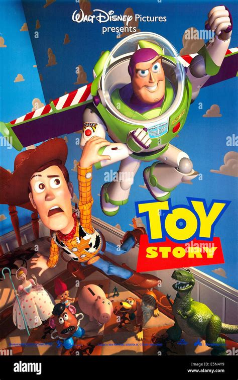 Toy Story Woody Buzz Lightyear 1995 Poster Art Stock Photo