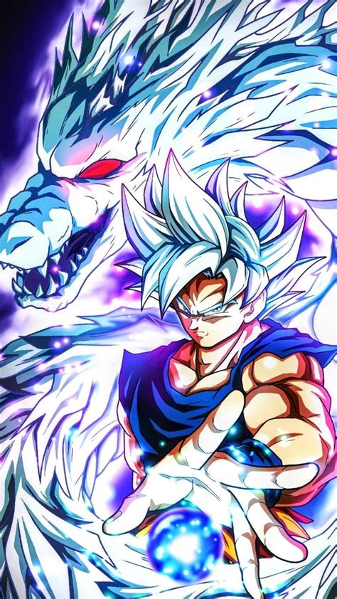 Goku Mastered Ultra Instinct En 2021 Dragones Wallpaper Dibujo De