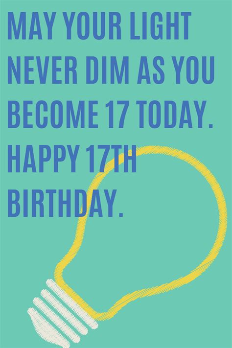 The Happiest 17th Birthday Quotes Darling Quote