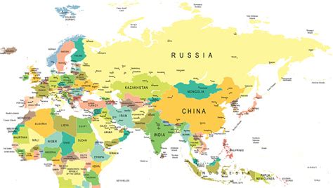Vetores De Eurasia Mapailustração E Mais Imagens De Mapa Mapa