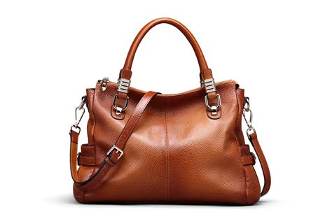 5 Colors Women Full Grain Leather Vintage Tote Shoulder Bag Top Handle