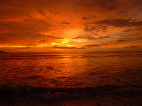 Free Images Beach Sea Coast Ocean Horizon Cloud Sunrise Sunset Wave Dawn Atmosphere